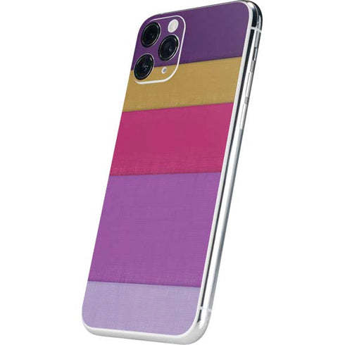 Radiant Orchid Color Block iPhone 11 Pro Skin